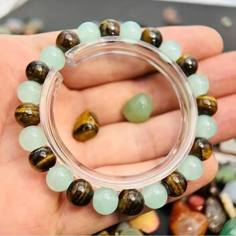 Money Magnet Green Agate & Yellow Tiger eye bracelet ✨​